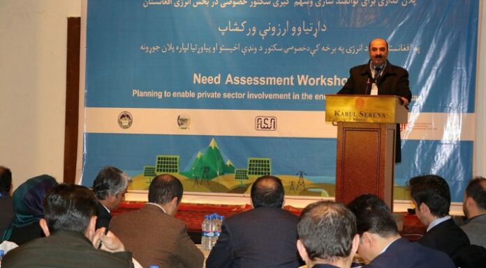 Private Sector Involvement In Afghan Energy Production