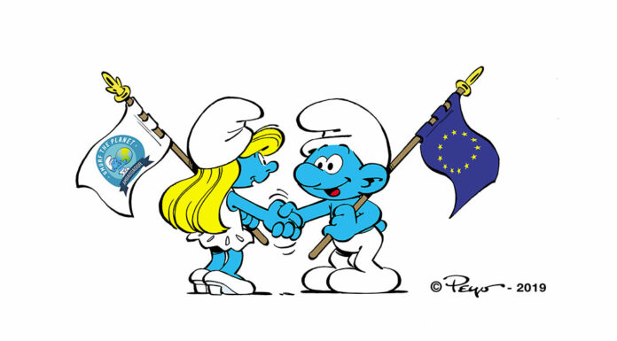 European Union Partners with the Smurfs in Global Beach Cleanup Campaign