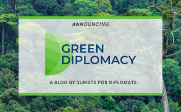 Birth of a New Blog: “Green Diplomacy”